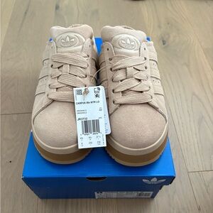 Adidas Campus Tan Suede Sneakers